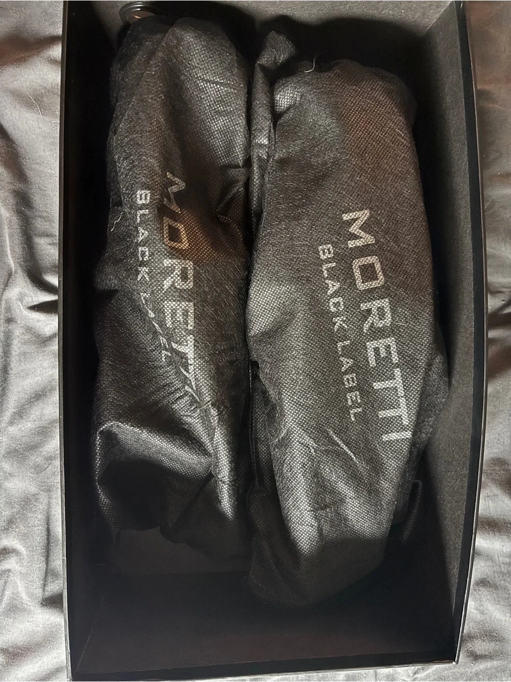Moretti Black Crystal-Embellished Men’s Loafers